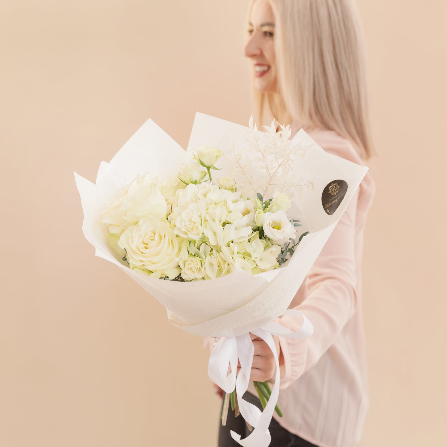 Buchet All White