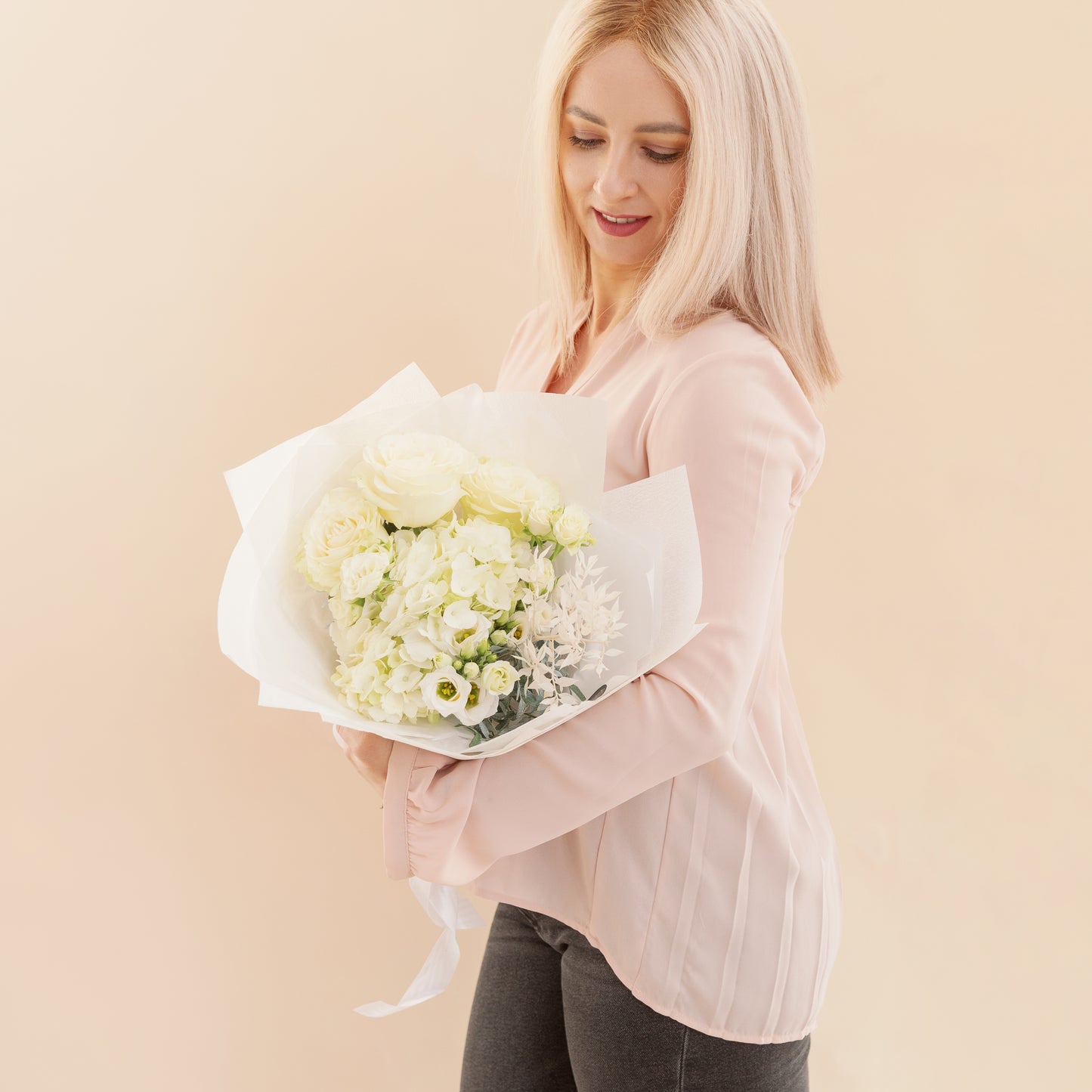 Buchet All White
