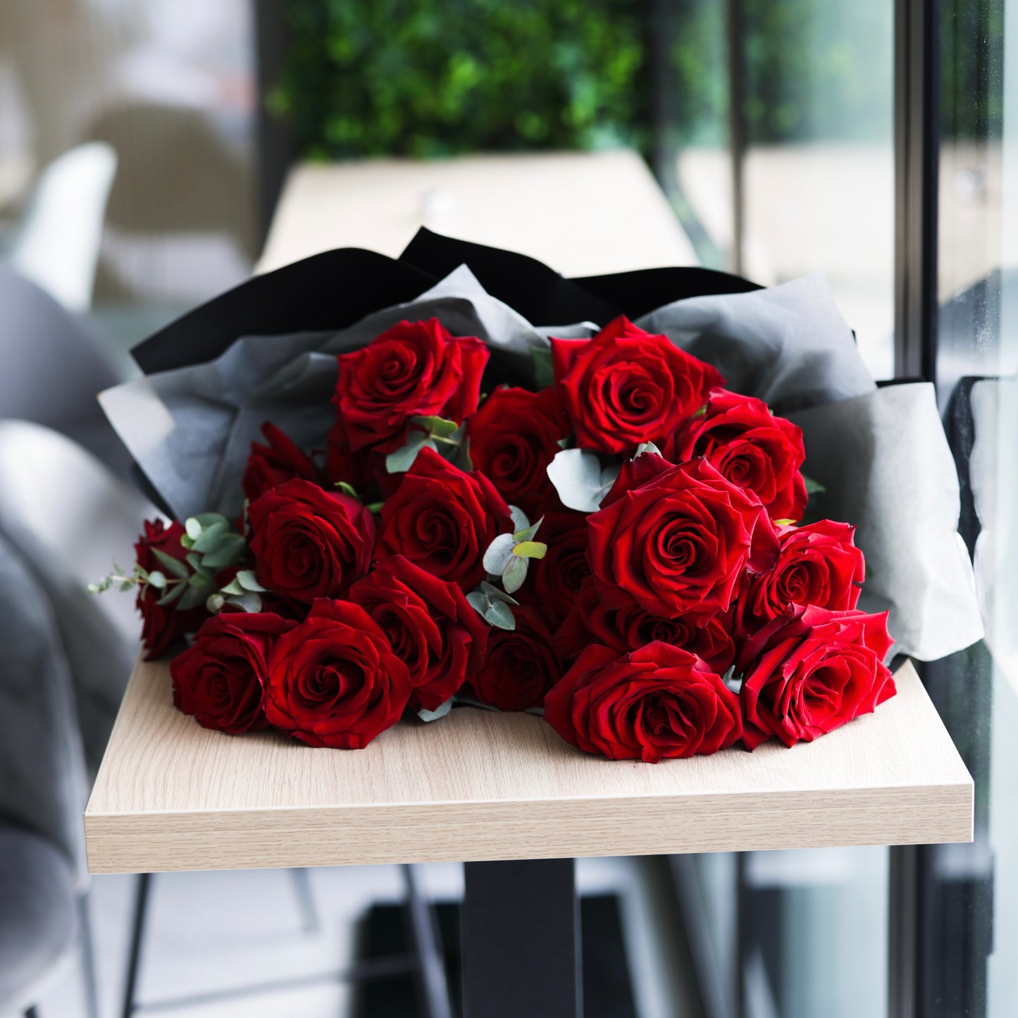 Buchet trandafiri rosii premium