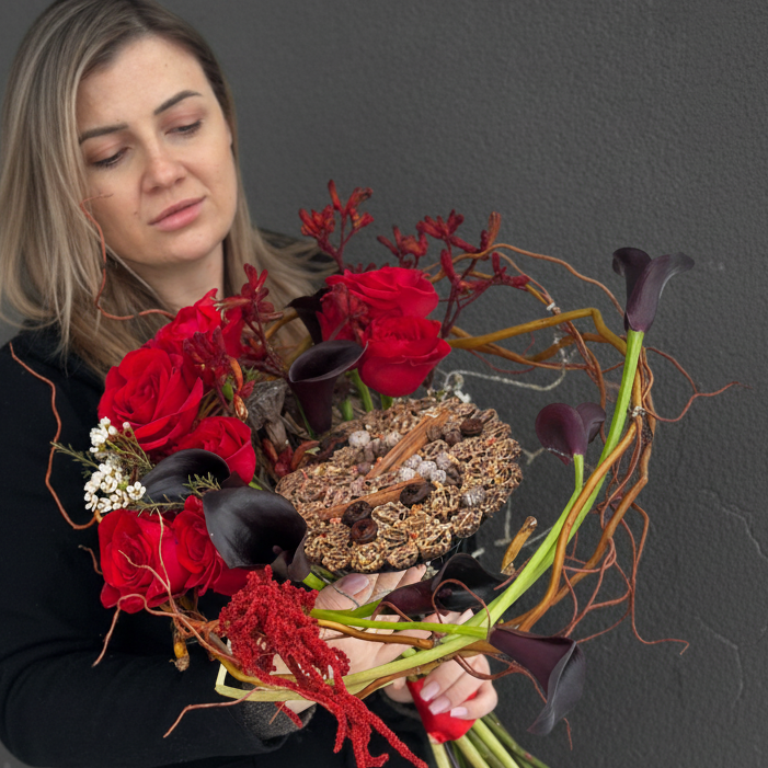 Buchet de flori Nocturne Rouge