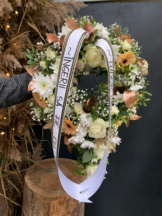 Coronita funerara - Flori Curgatoare - by Ana Macovei