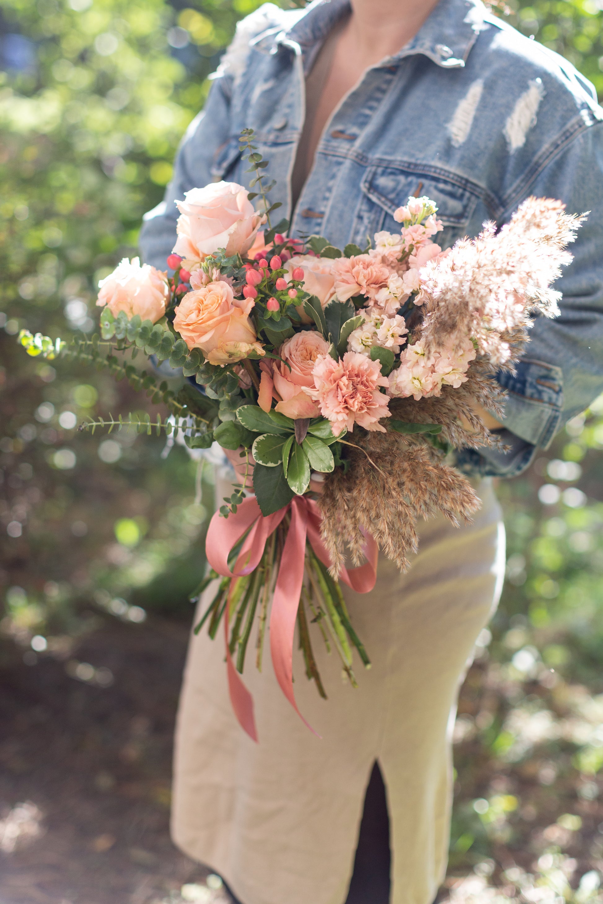 Buchet Trandafiri peach - by Ana Macovei